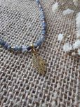 Naszyjnik choker z kamieni naturalnych tanzanit