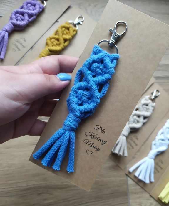 Breloczek Makrama Handmade Upominek/prezent