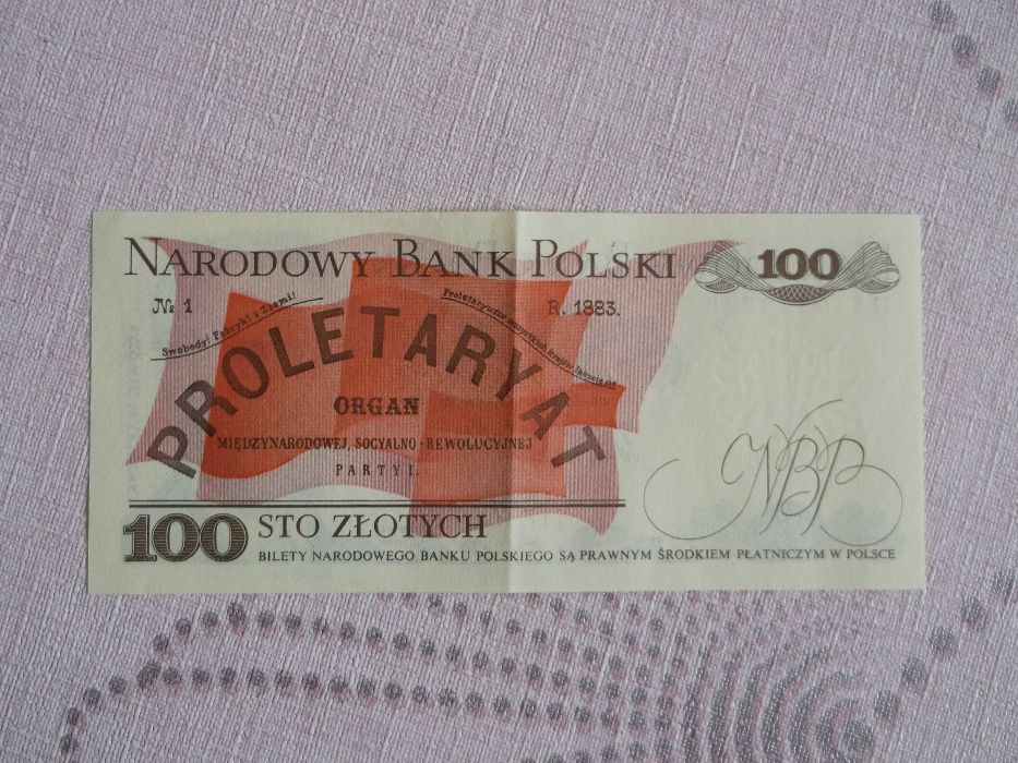 Banknot 100 zł stary