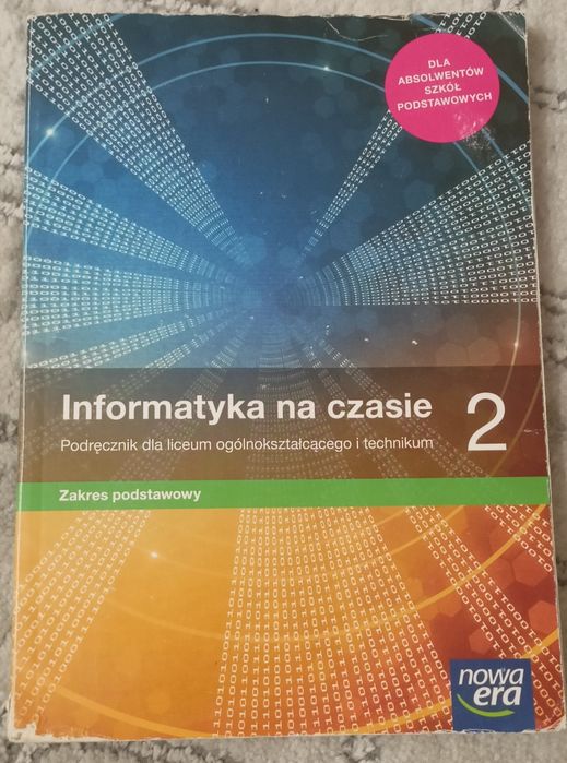 Podręcznik informatyka na czasie 2 zakres podstawowy