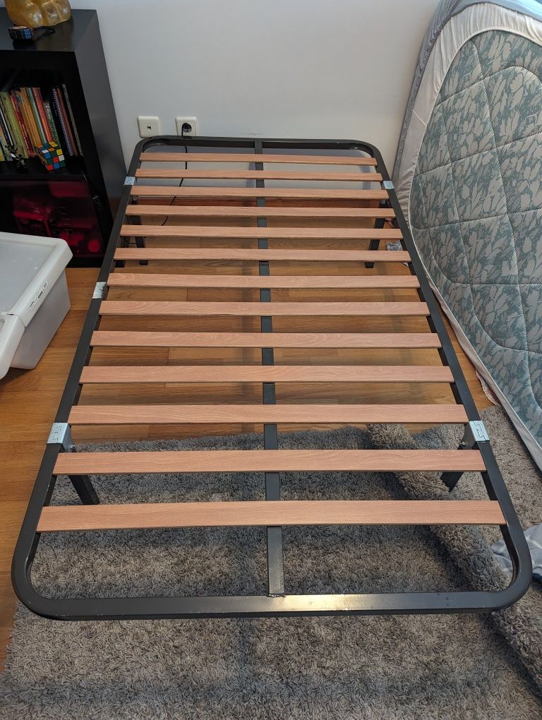 cama solteiro 90*180 c/ colchão