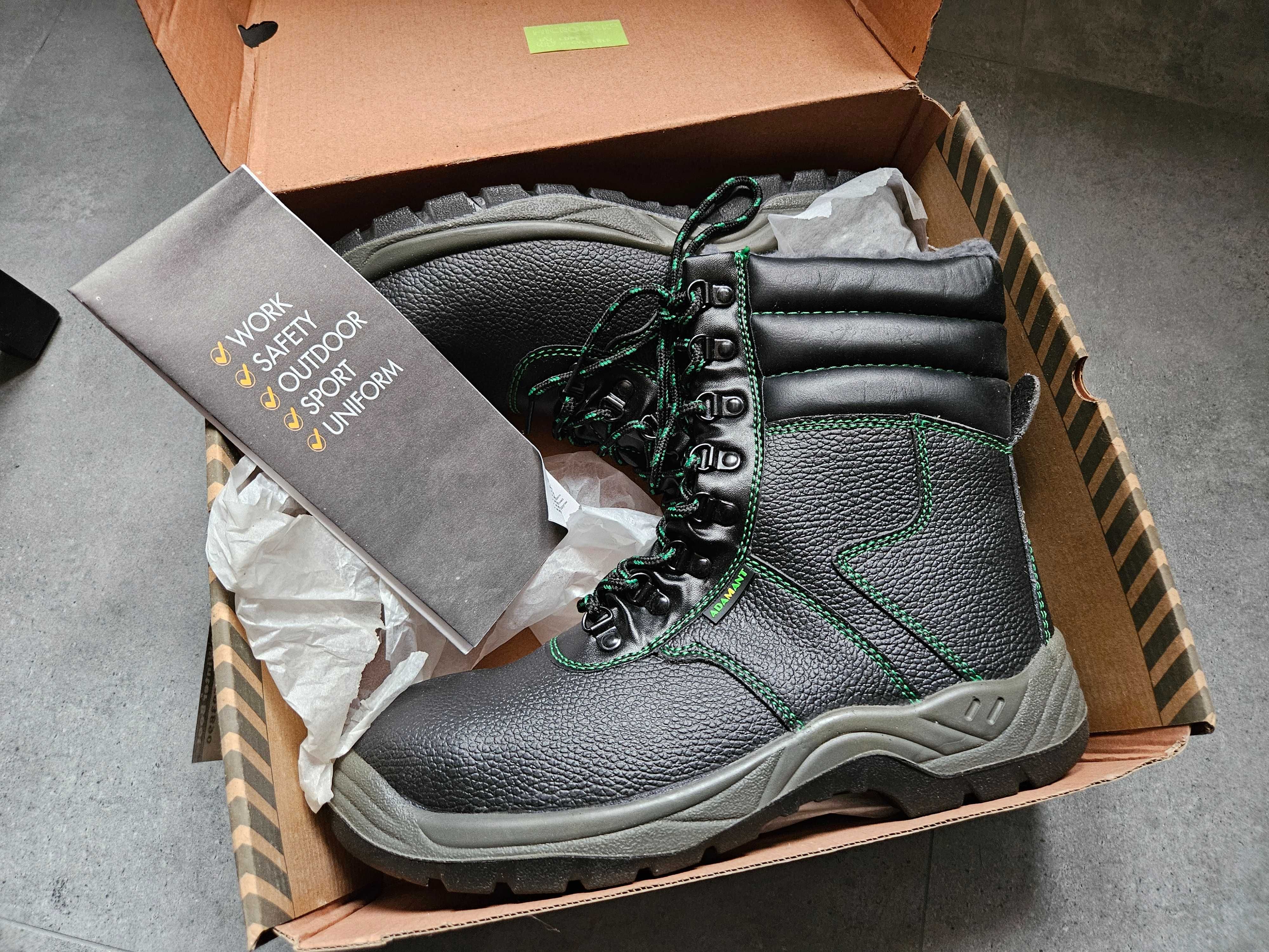 NOWE Trzewik Roboczy roz. 43 ocieplany Adamant Classic Winter Boot S3