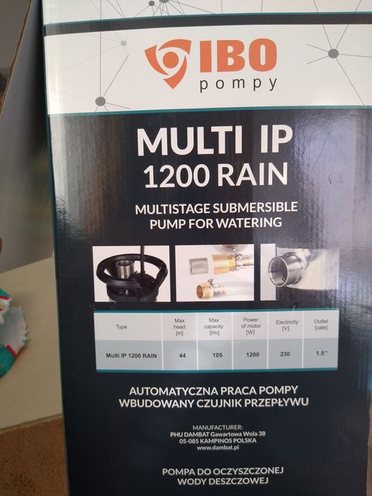 Pompa ibo multi IP 1200 rain