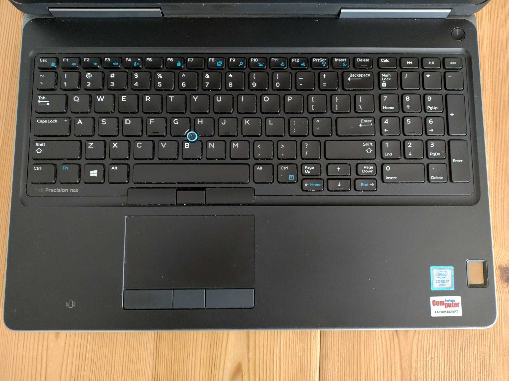 Laptop Dell Precision 7510 16 GB DDR4 I7 Nvidia M2000M SSD 238 GB