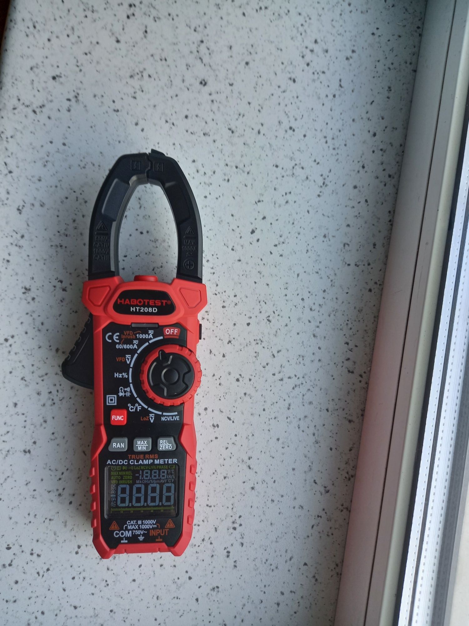 Токовые клещи habotest HT208D