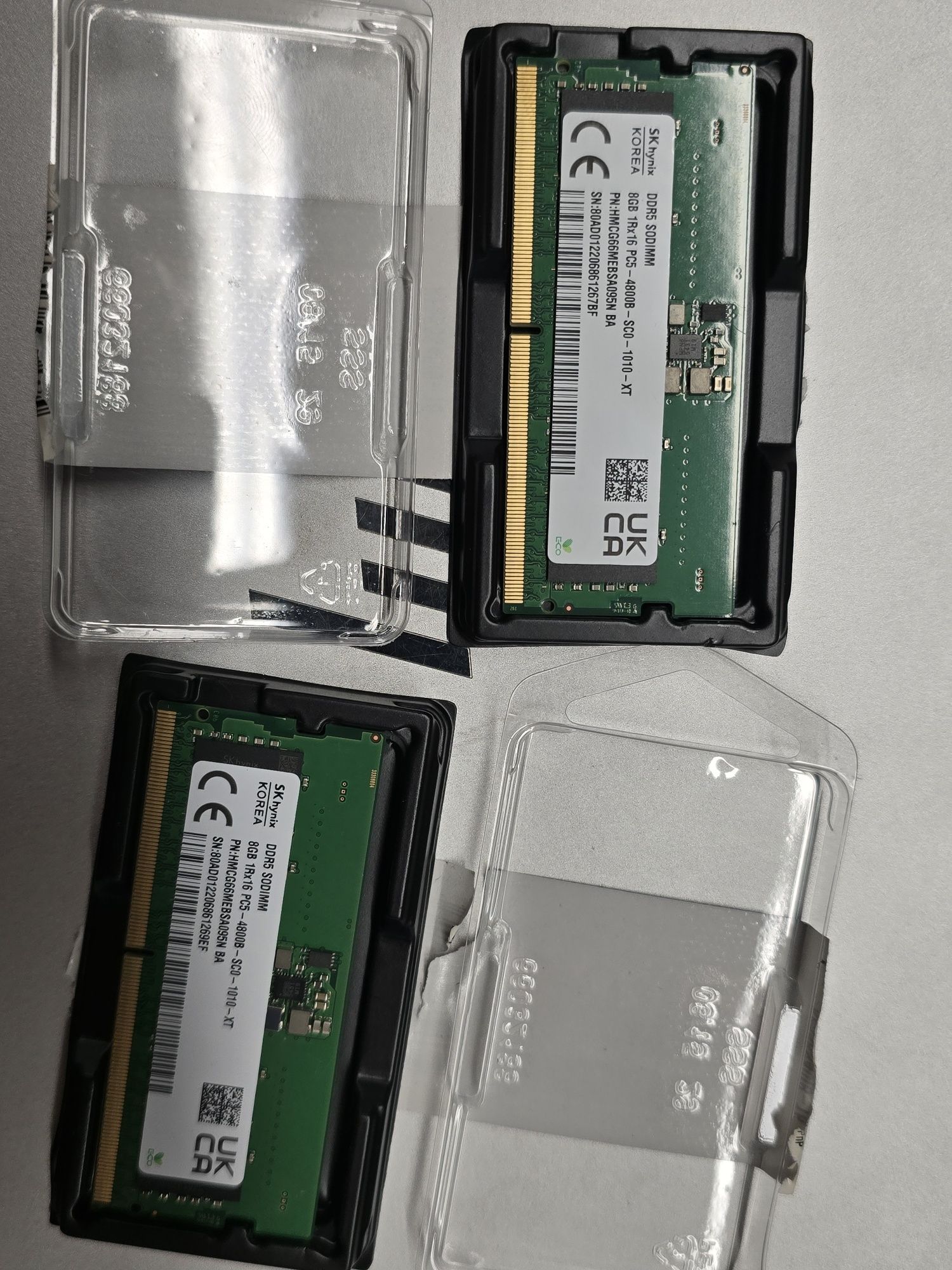 Pamięci 8GB 1rx16 pc5 4800B hynix