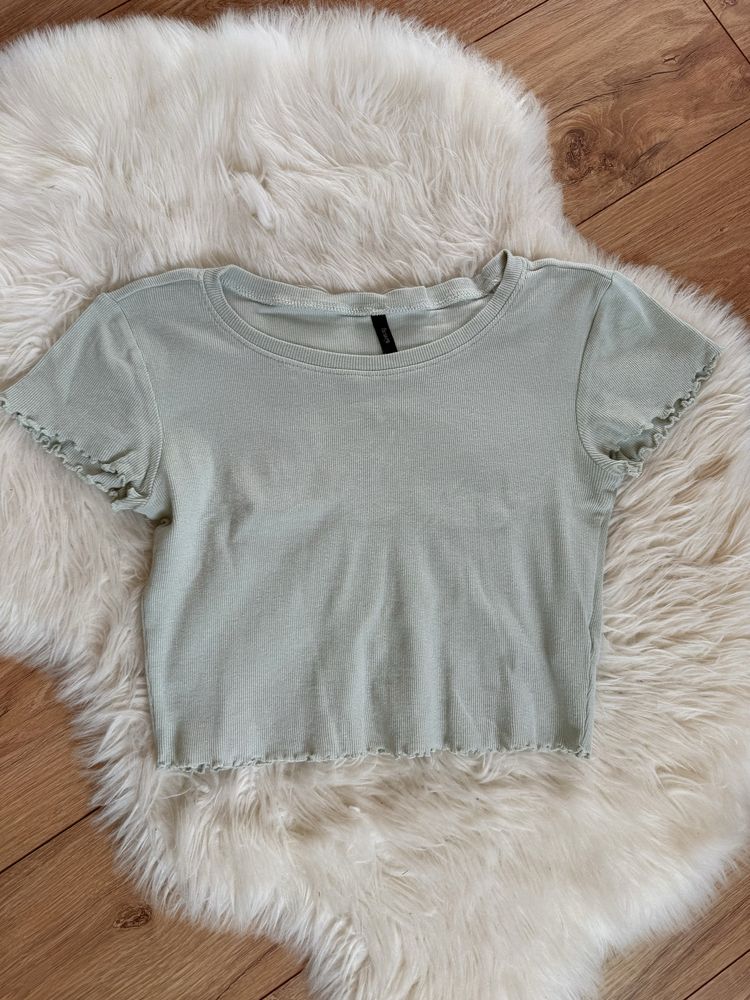 Zestaw crop topów bluzek H&M Sinsay House letnie