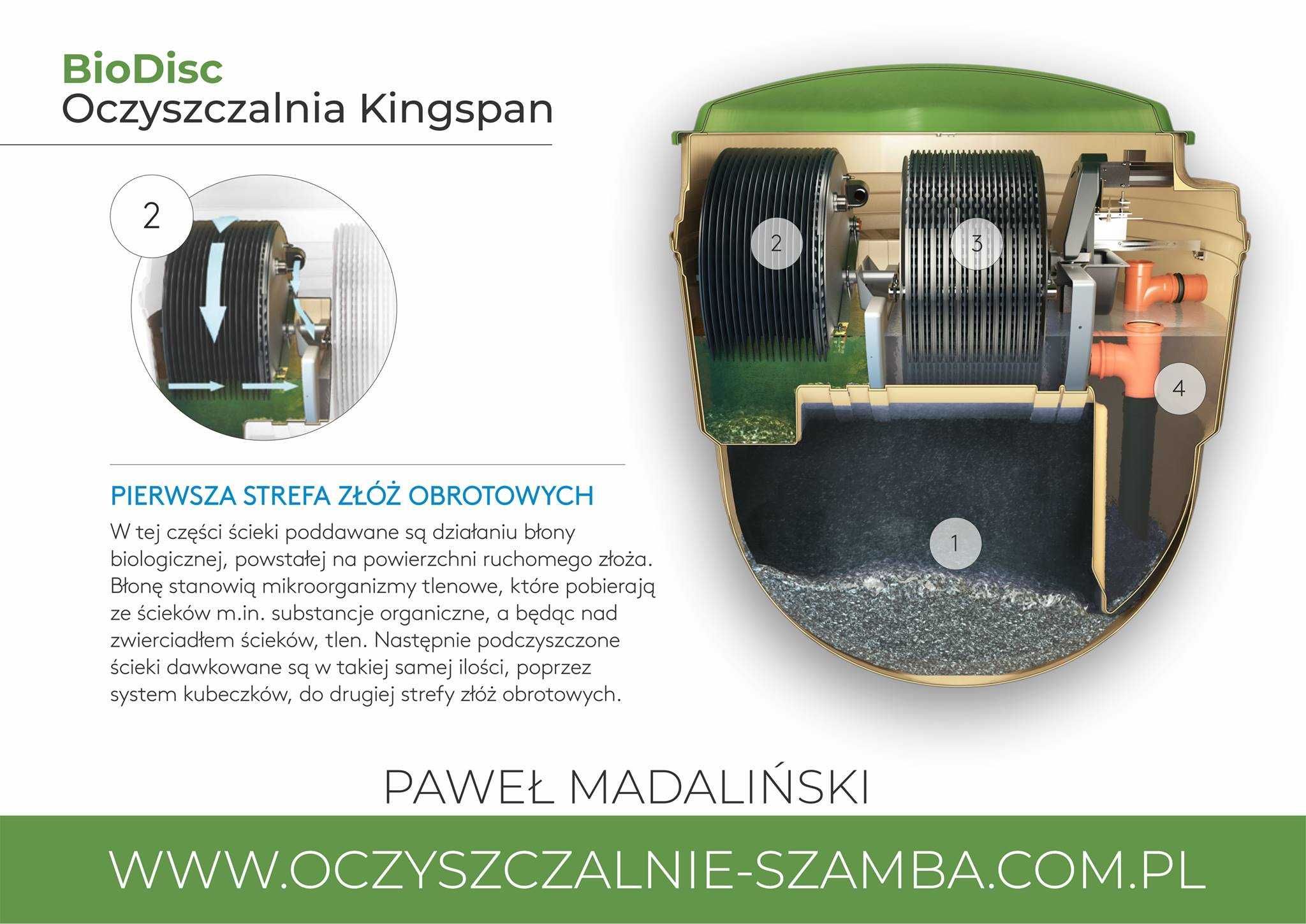 Kingspan BioDisc przydomowa oczyszczalnia ścieków bio. - KOMPLEKSOWO!