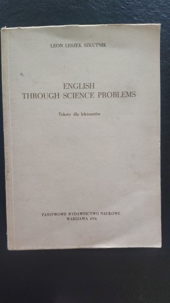 English through science problems - teksty dla lektorów,1974