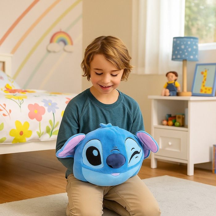 Stitch Poduszka i pluszowy ogrzewacz do dłoni Cozy Noxxiez HW776