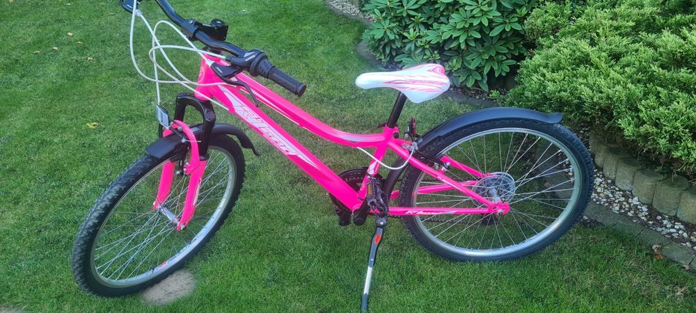 Rower 24 Ortona R Land Różowy Dziewczecy Damski