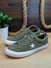 Zielone męskie buty trampki tenisówki sneakersy Converse One Star 42