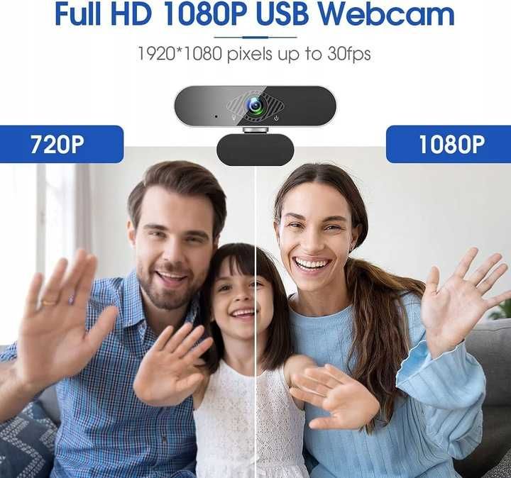 Kamera internetowa USB 1080p IRARUCW pole widzenia 120 Kamerka PC