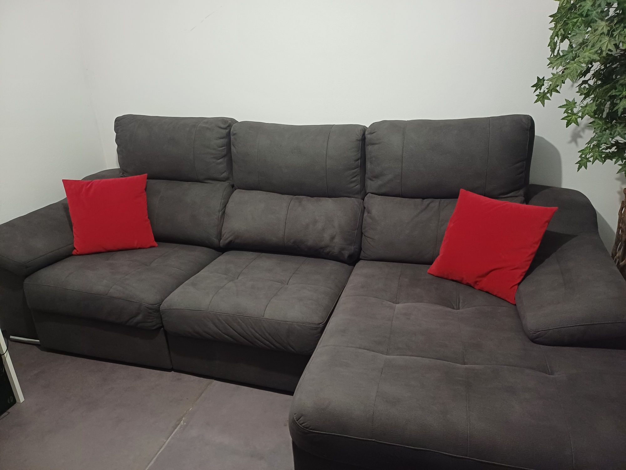 Vendo sofá cinza