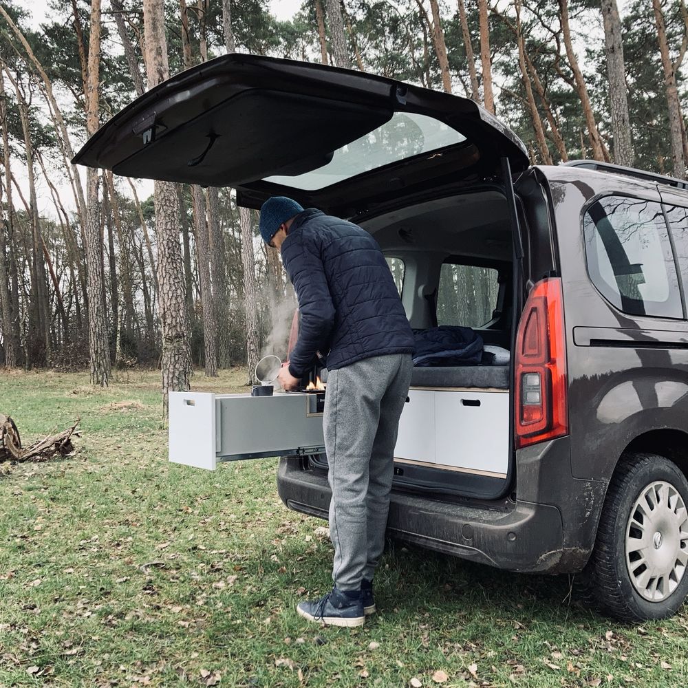 Zabudowa turystyczna kempingowa Combo ProAce Rifter Berlingo Doblo
