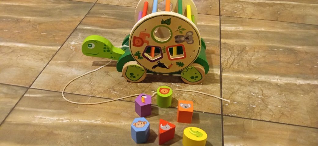 Żółw drewniany sorter Lidl Playtive