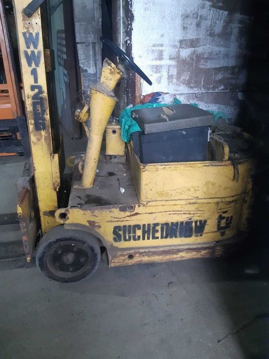 Wózek widłowy Suchedniów na chodzie.