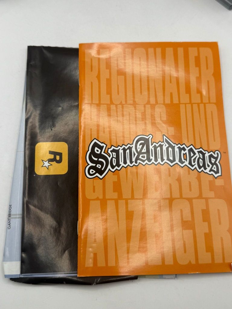Gta San Andreas Komplet z Mapą Ps2 nr 5508