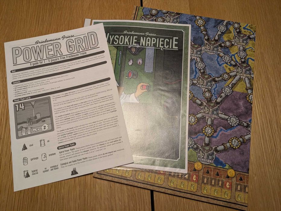 Wysokie napięcie (Power Grid) + dodatek Robots - gra planszowe (EN)