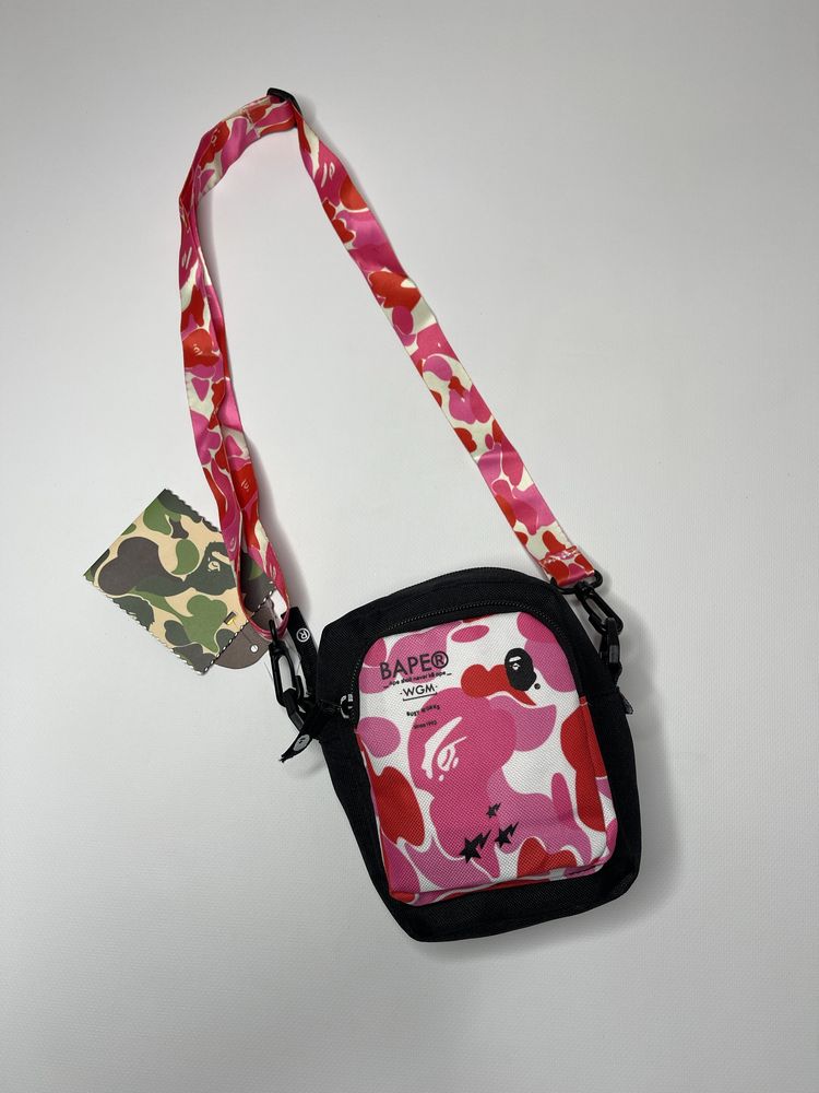 Сумка Bape через плечо, барсетка, сумка Бейп, бананка, мессенджер