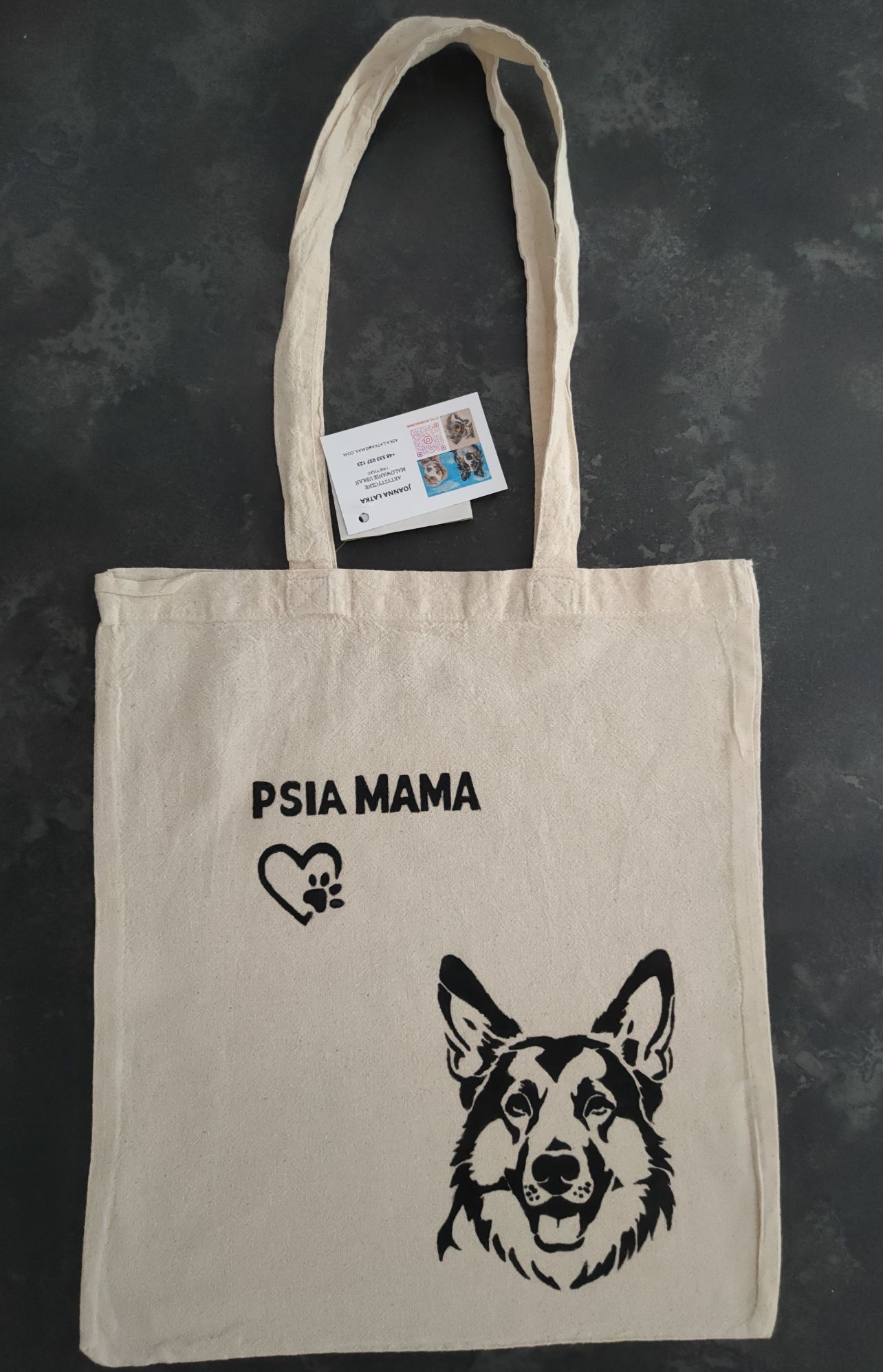 Torba shooper- Psia Mama- owczarek niemiecki