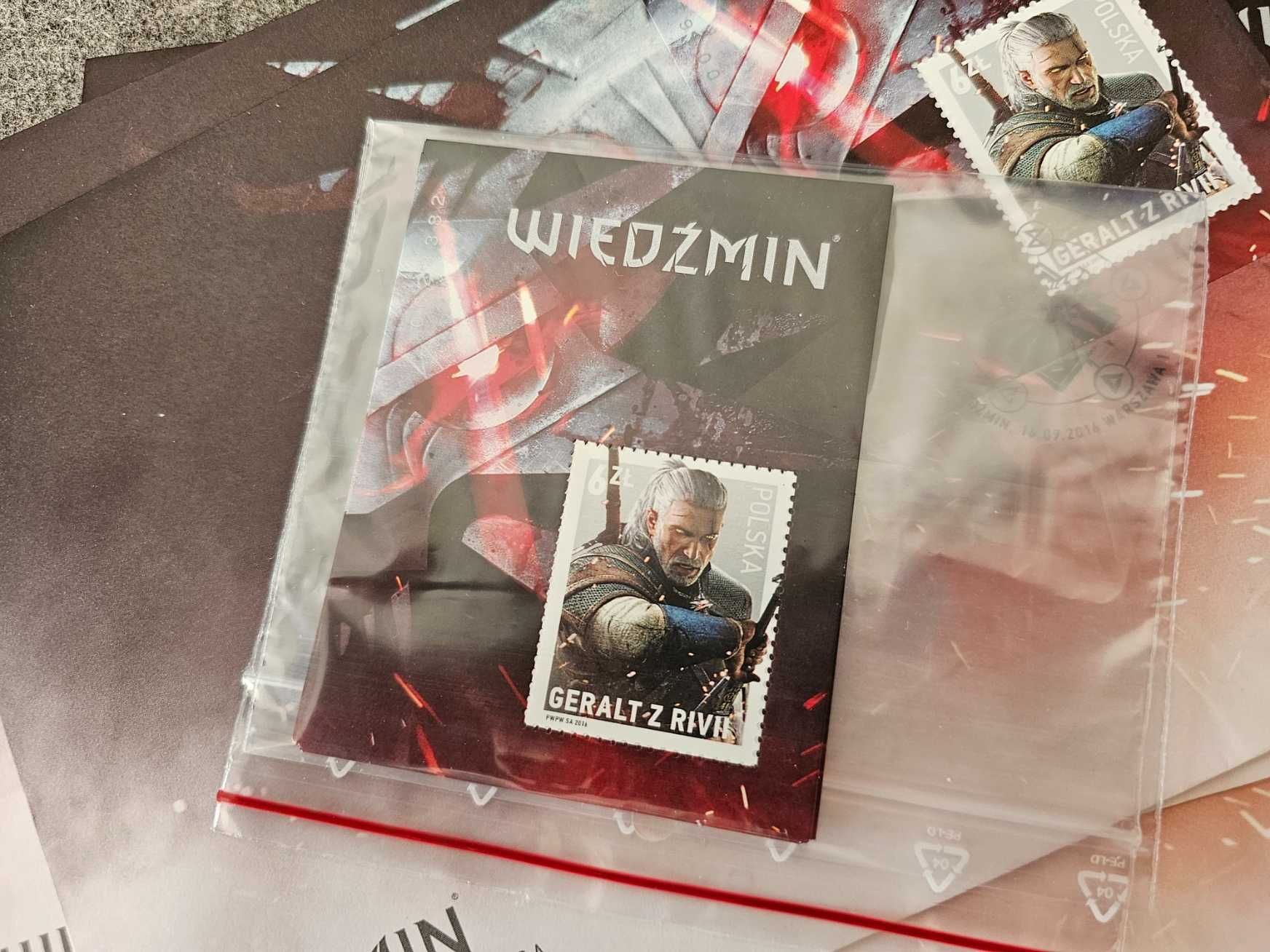 znaczki Witcher 3 Wiedźmin 23 + 5 kopert