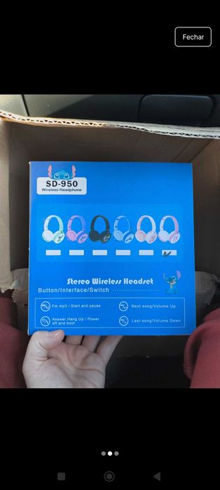 Headphones Stitch Wireless LED