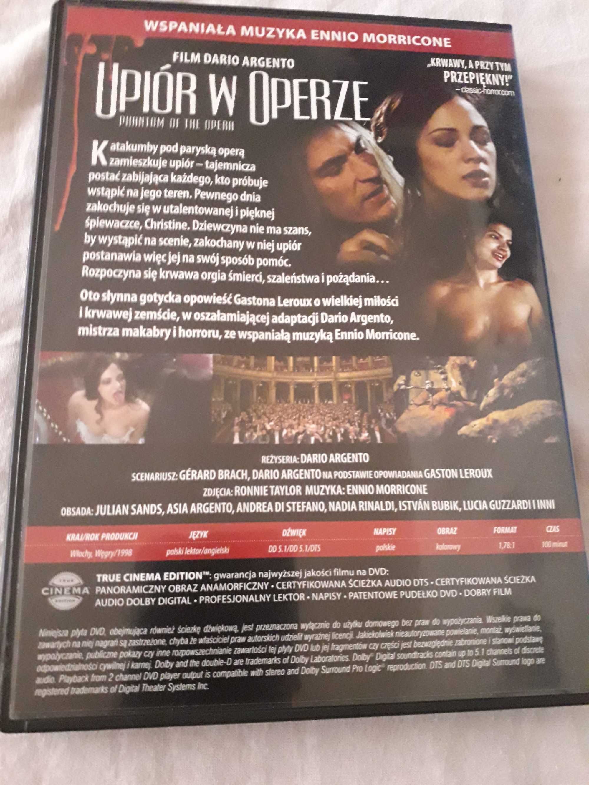 Upiór w operze dvd Argento Sands lektor Pl