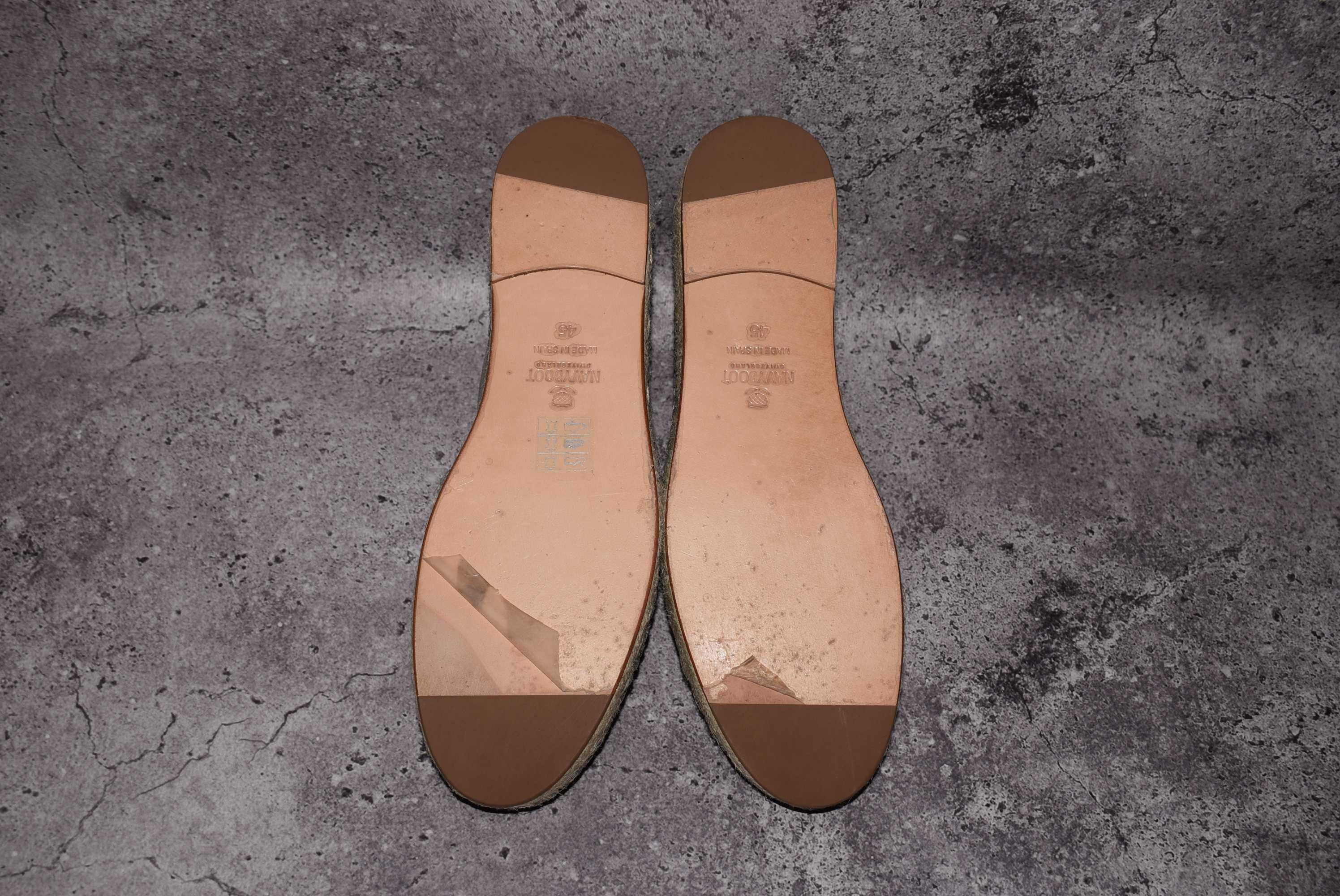 Navyboot Espadrilles (Мужские Кожаные Кеды Еспадрильи Навибут Замш )