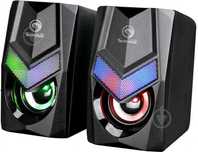 Колонки для ноубука, комп'ютера з RGB підсвіткою 6W Новий комплект