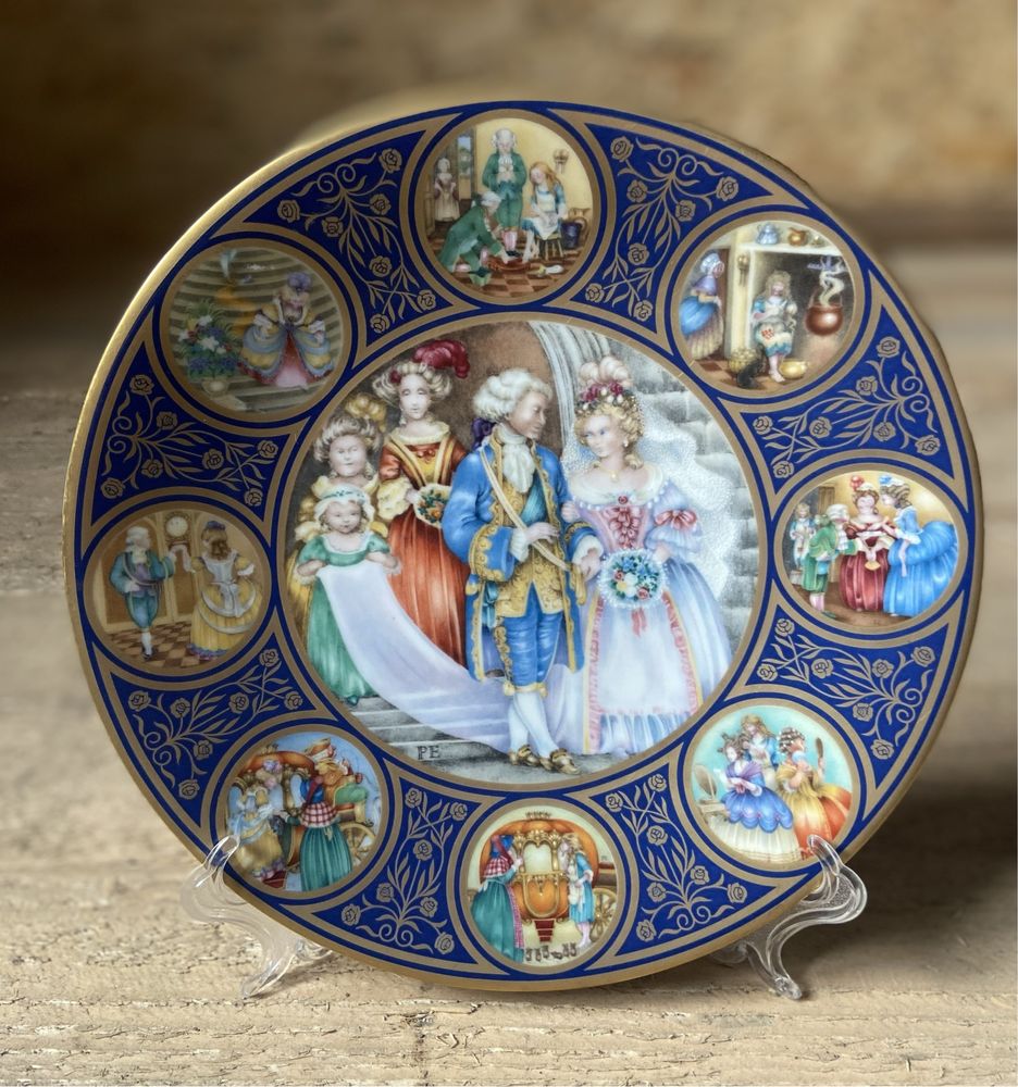 Вінтажна тарілка Porcelaine Franklin Par Haviland Limoges France 1978р