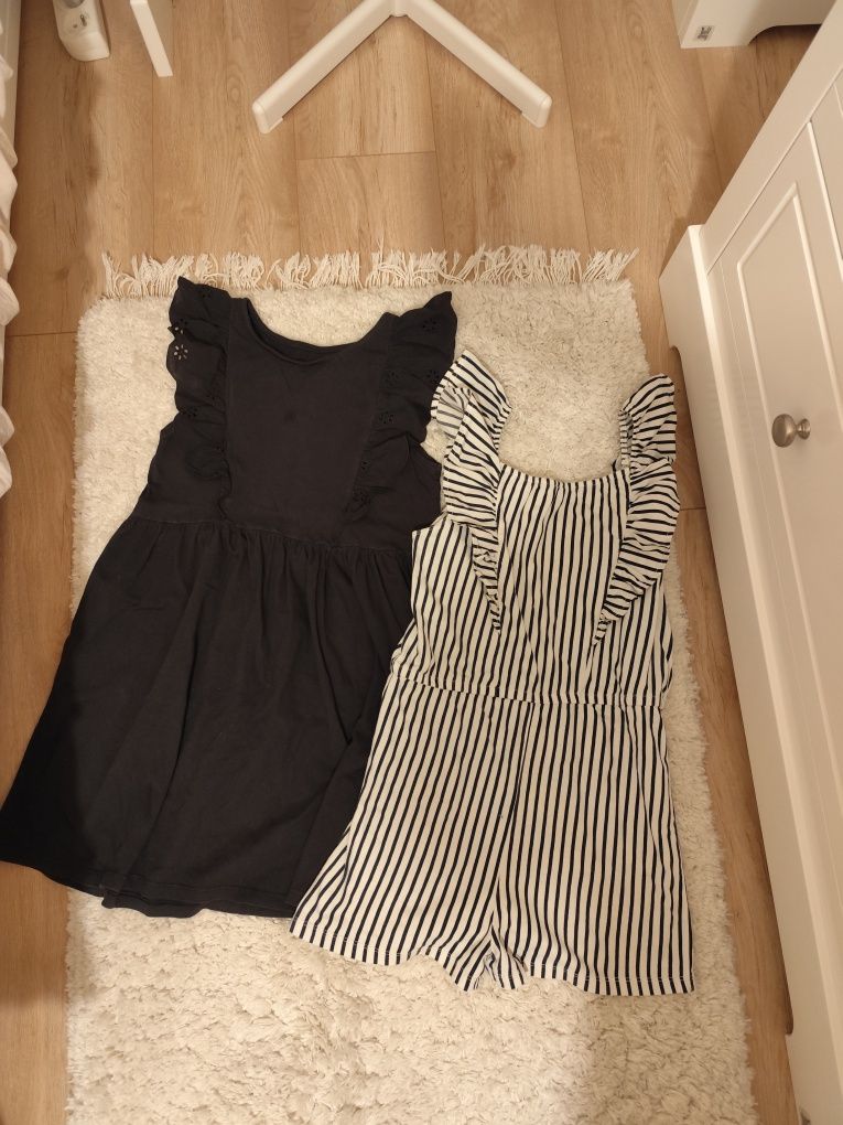 Kostium letni H&M rozm.140 gratis sukienka