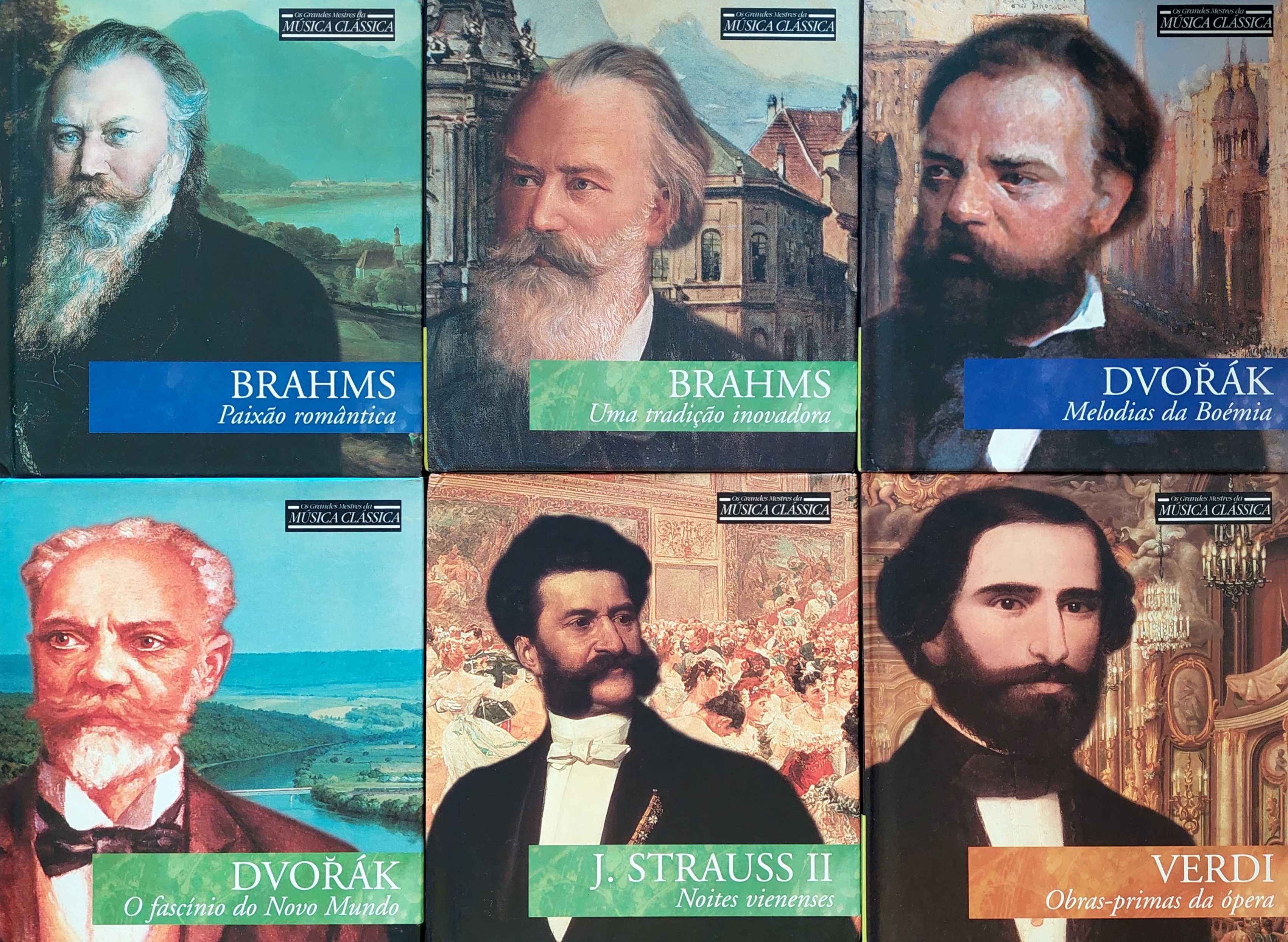 CDs coleção Os Grandes Mestres da Música Clássica (Romantismo Tardio)