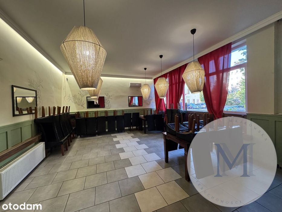 Lokal gastronomiczny z pełnym wyposażeniem + lokal handlowy!