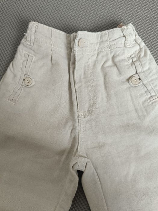 Spodnie lniane  Prenatal 96 cm 24-36 M