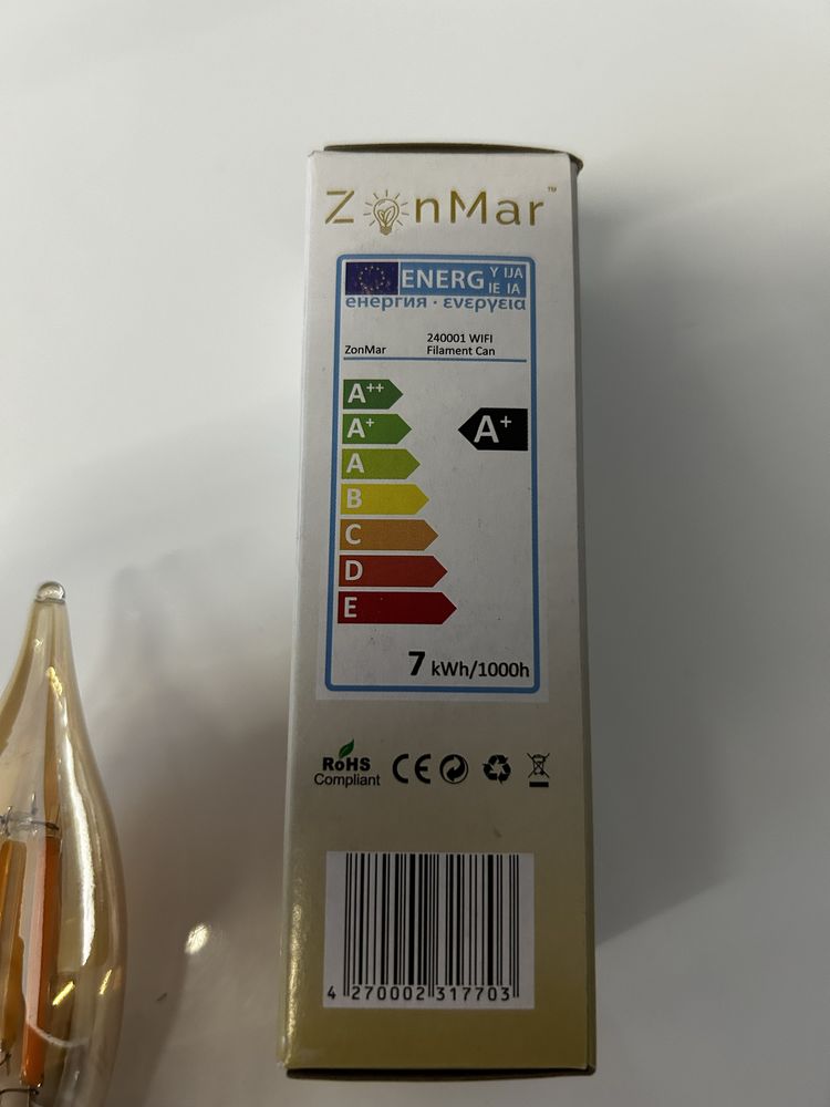 Nowa żarówka WiFi BLE Smart LED 50 W zapakowana