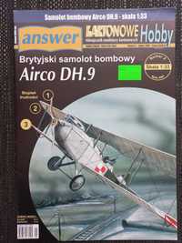 Model Kartonowy Karton. Hobby 2007\2 Airco DH.9 + LASERY