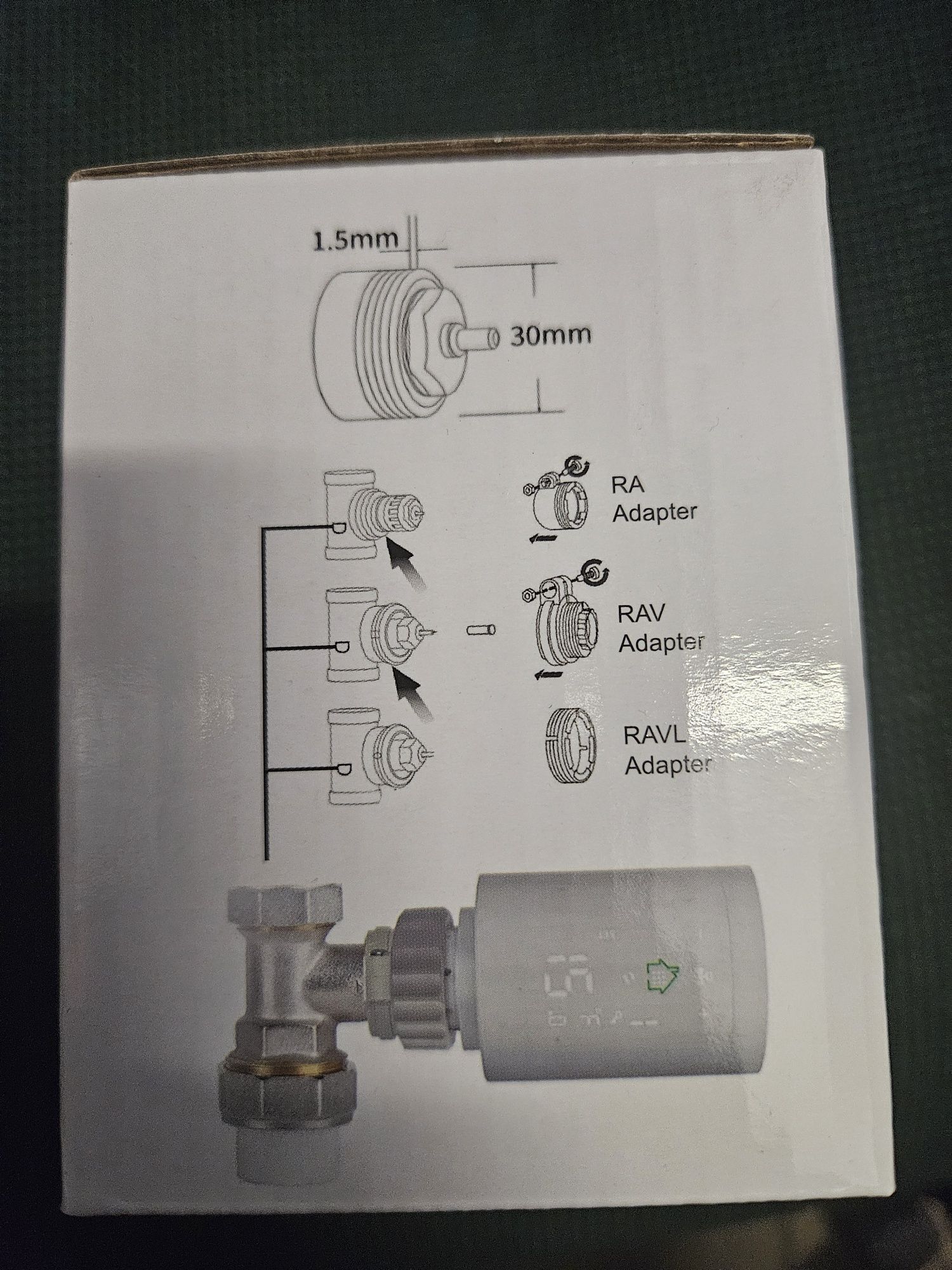 Głowica termostatyczna ZigBee 3.0 - Tuya