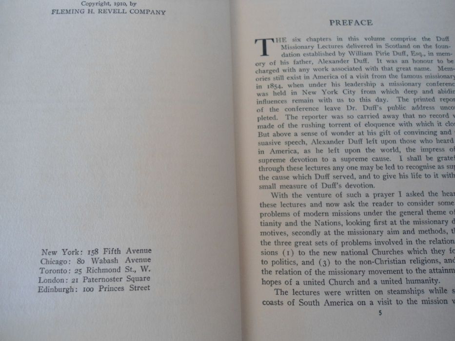 Christianity and the Nations por Speer (1910)