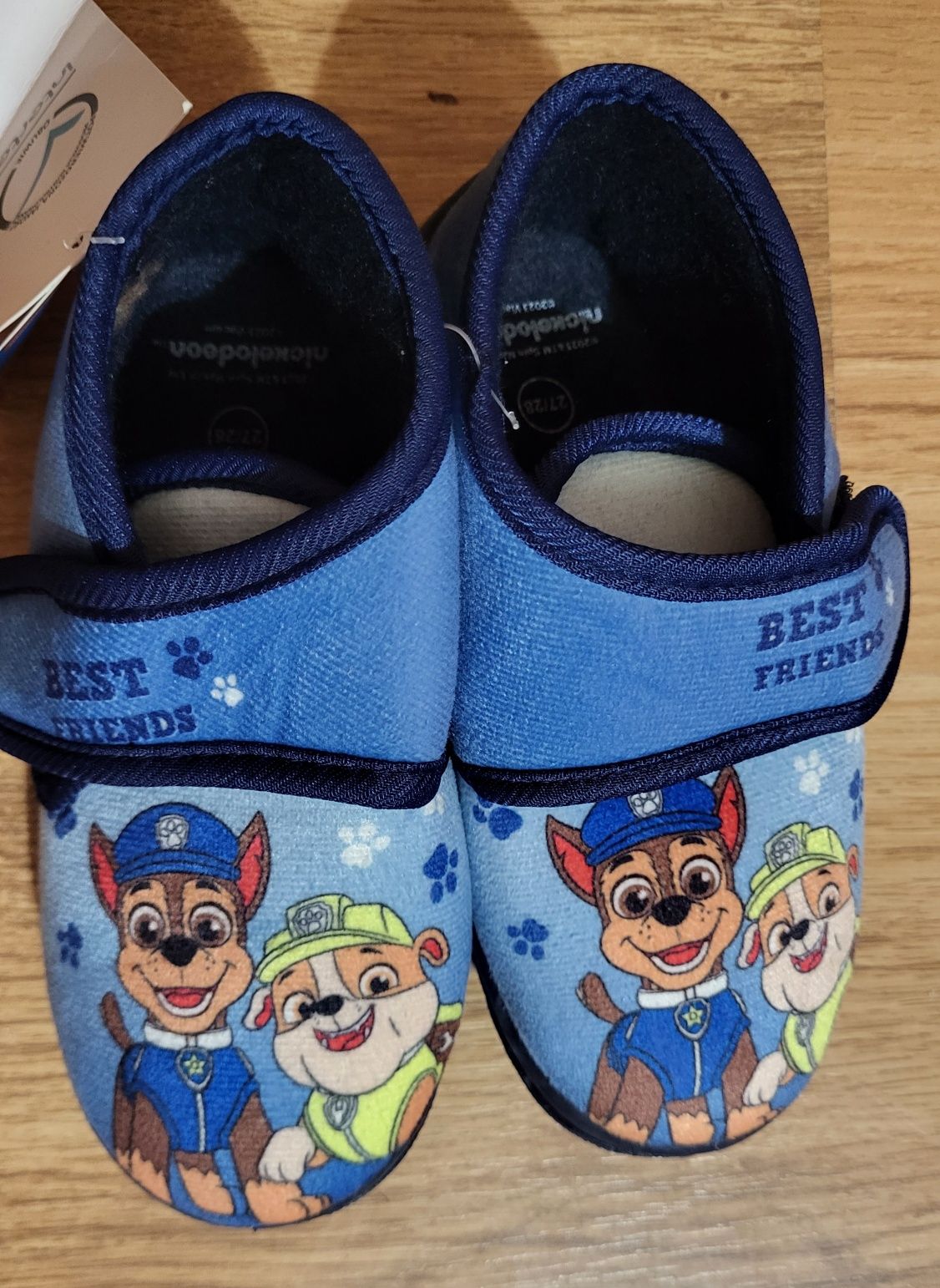 Kapcie dziecięce Psi patrol Chase i Rubble
