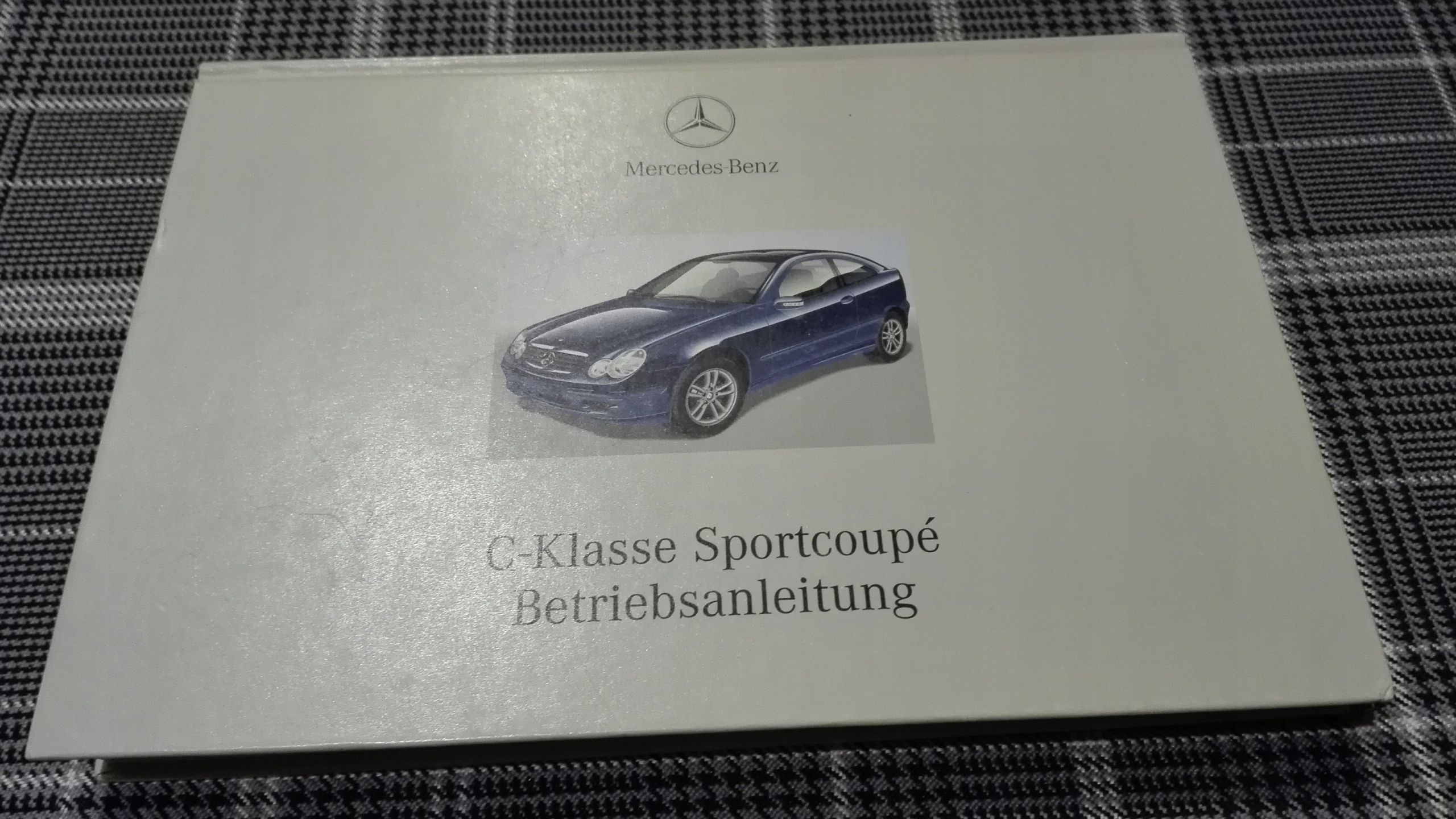 Mercedes C W203 Sportcoupe Instrukcja Ksiazka 2001