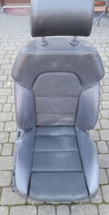 AUDI A6 C6 S-LINE FOTEL PRAWY ELEKTRYCZNY PODGRZEWANY KUBEŁKOWY