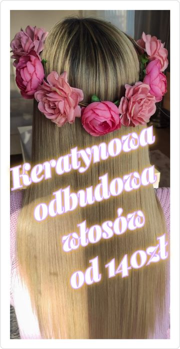 Mobilne keratynowe prostowanie włosów od 140zł ,botox włosów 50zł