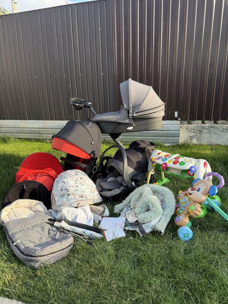 Коляска Stokke 3/1 stokke stoke два подарка мега комплектация