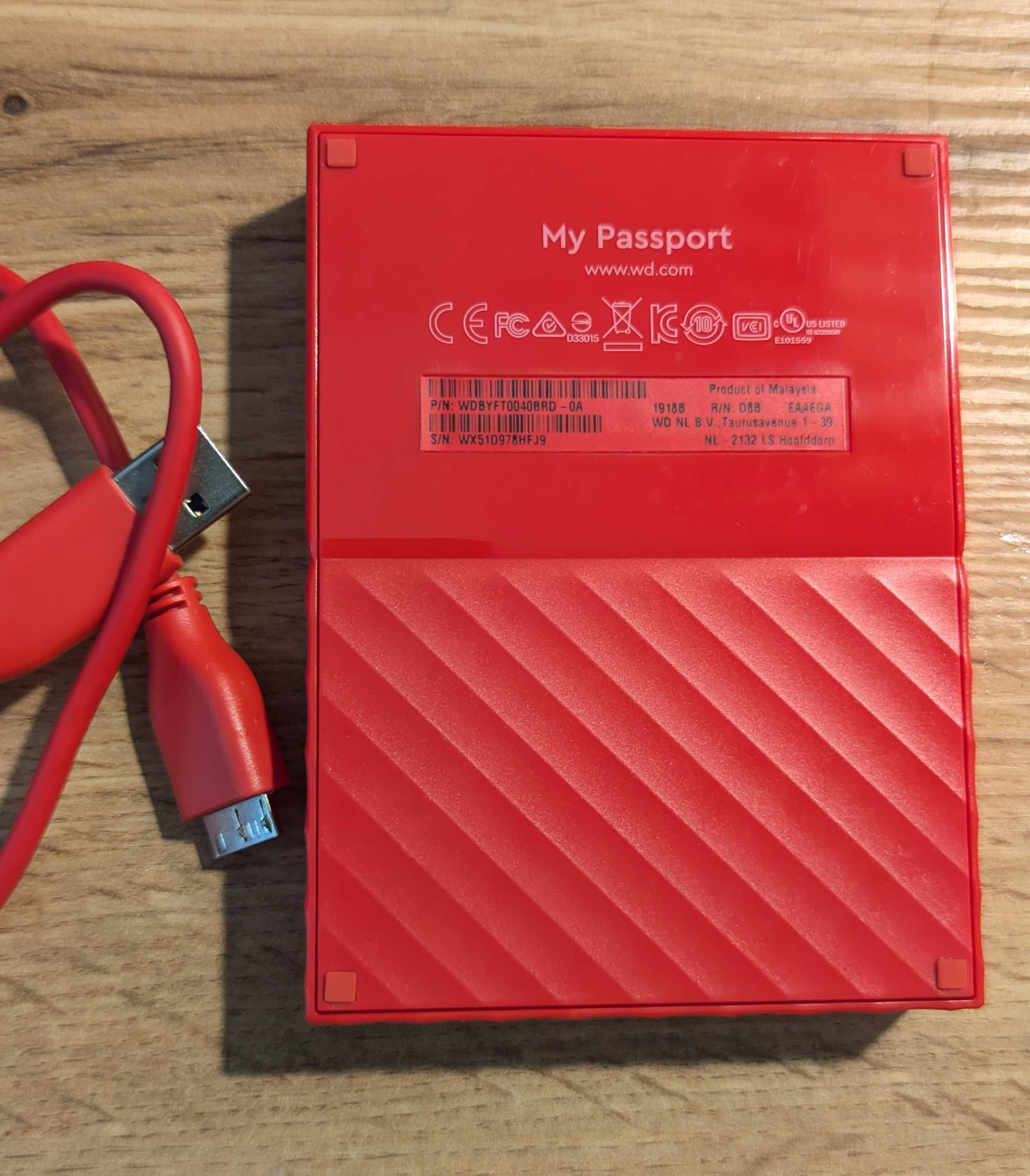WD My Passport WDBYFT0040BRD 4TB