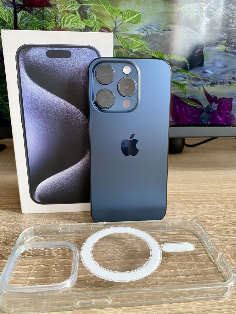 Iphone 15 Pro Blue Titanium 128gb 89% kondycji