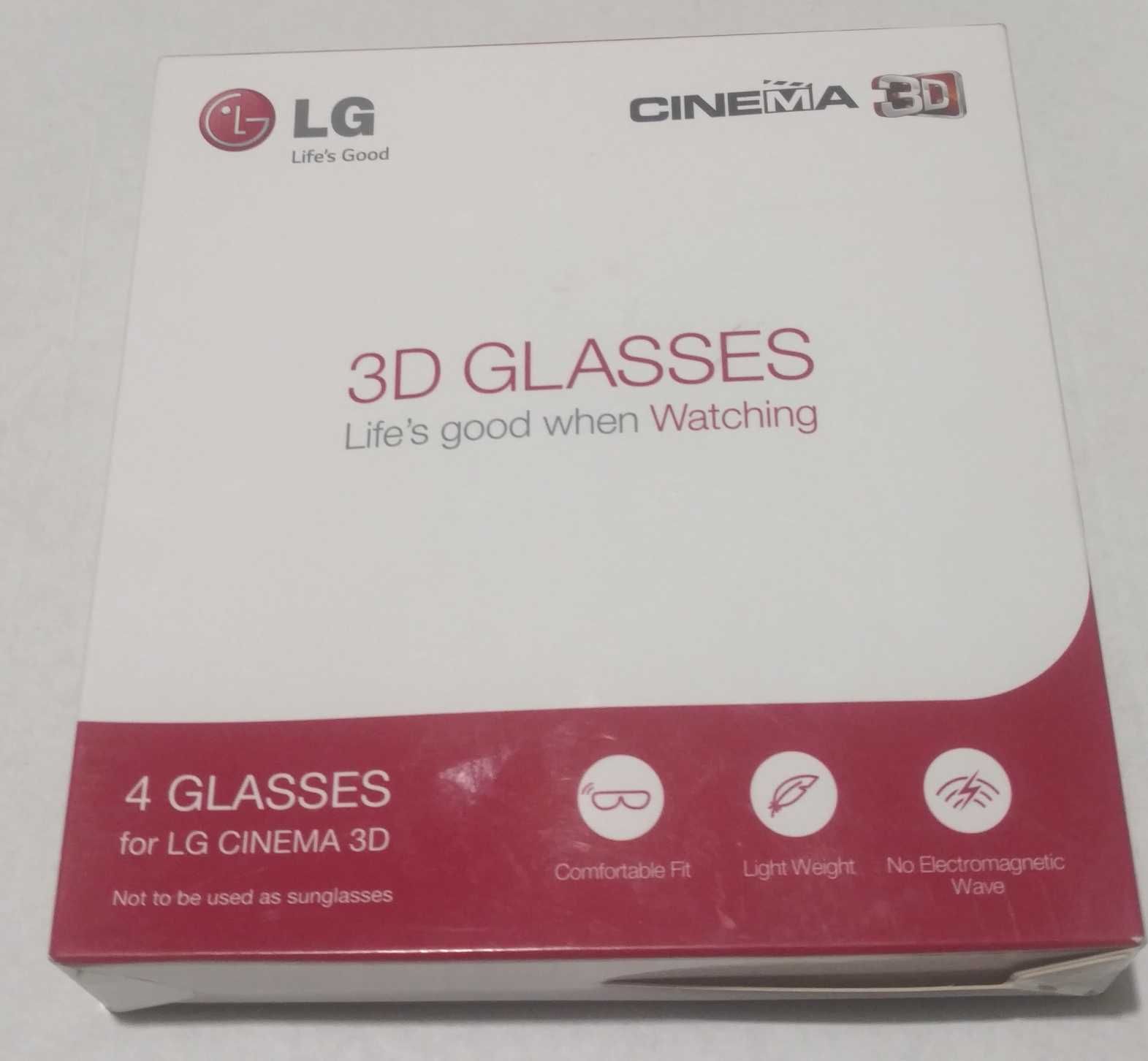 3D окуляри LG (комплект 4 шт.)