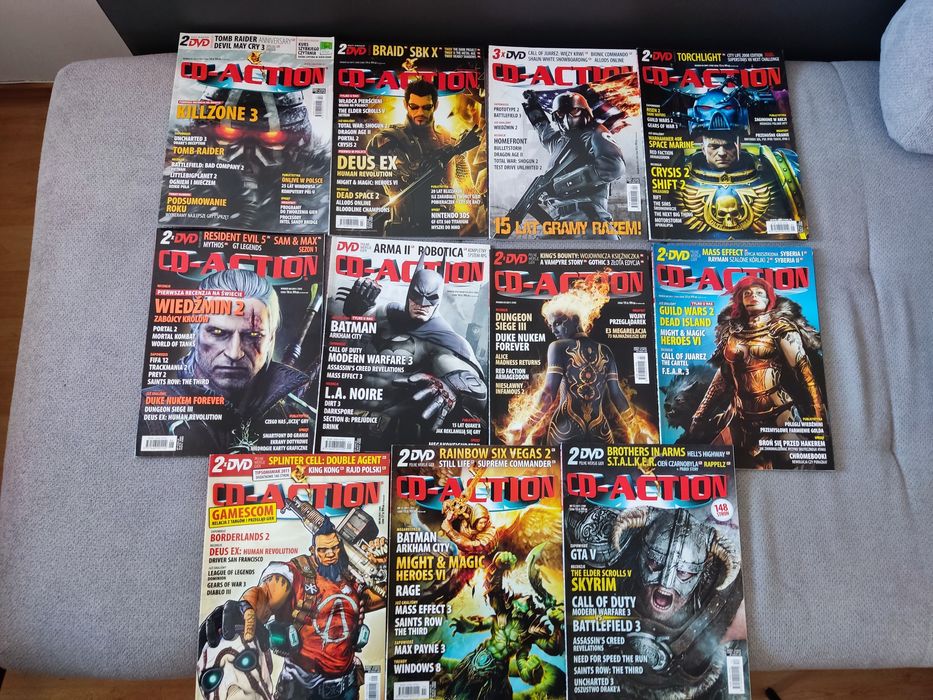 53 szt CDaction, CD-Action 1999 do 2014, wybór