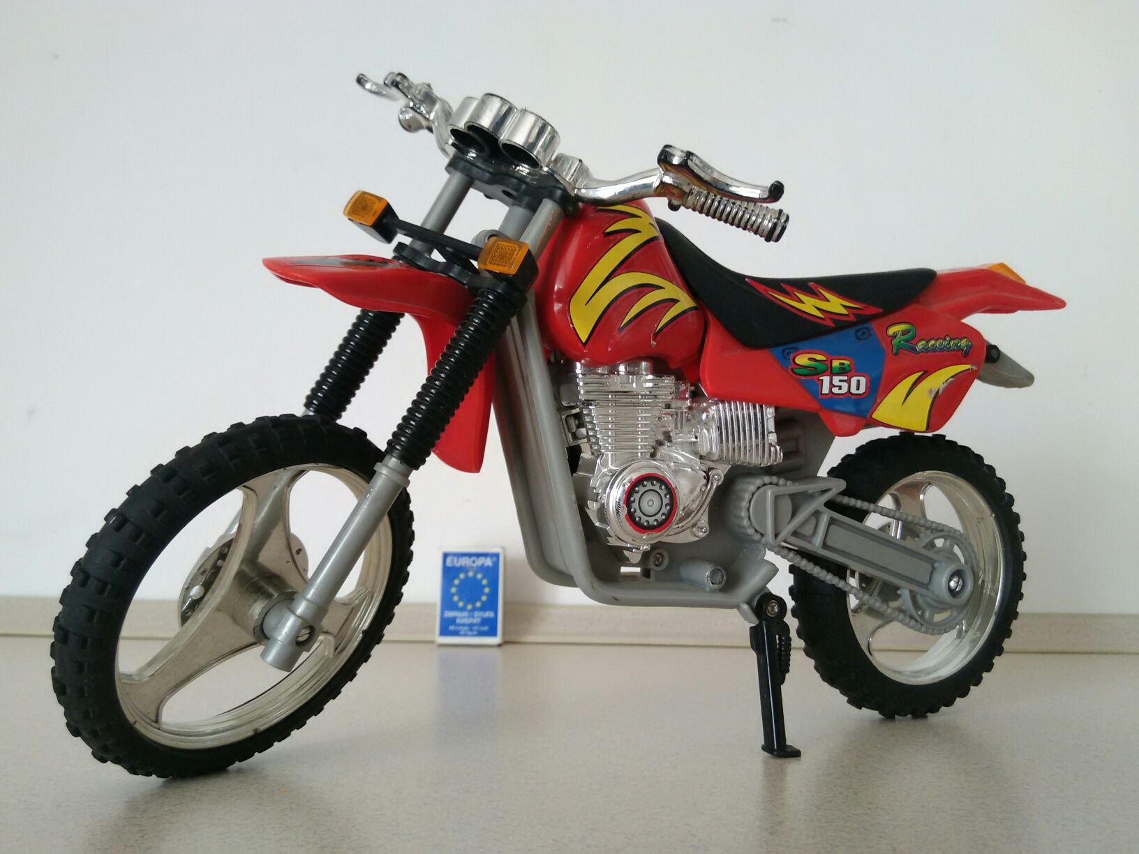 stara zabawka PRL duży motor terenowy cross 125 / 150 KTM Honda Yamaha