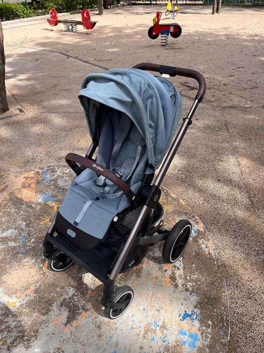 Cybex Balios S Lux Stormy Blue (Taupe Frame)